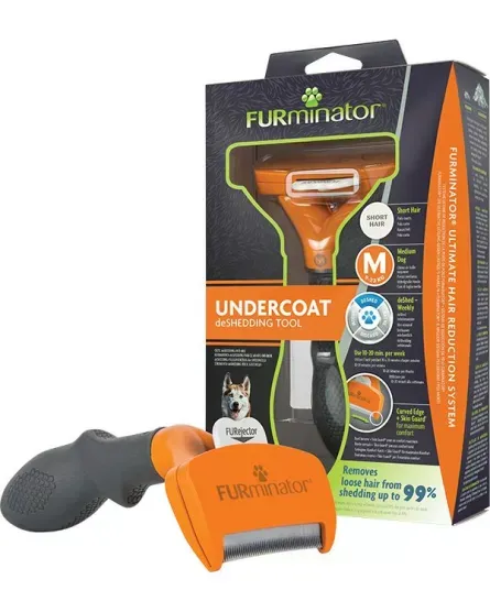 Cosmetica & produse de igiena - Perie Furminator pentru caini cu par scurt M
