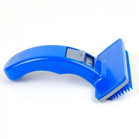 Perie tesala cu buton pentru caini & pisici [1]