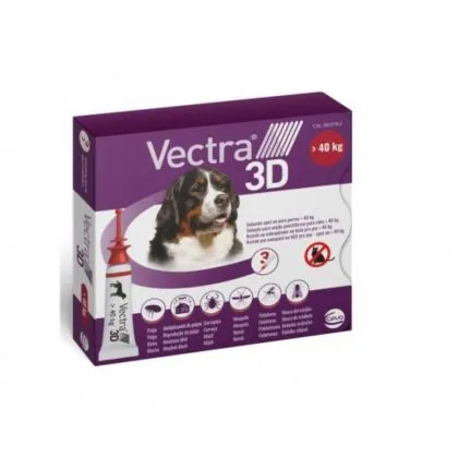 Farmacie - Pipeta antiparazitara pentru caini peste 40 kg Vectra 3D