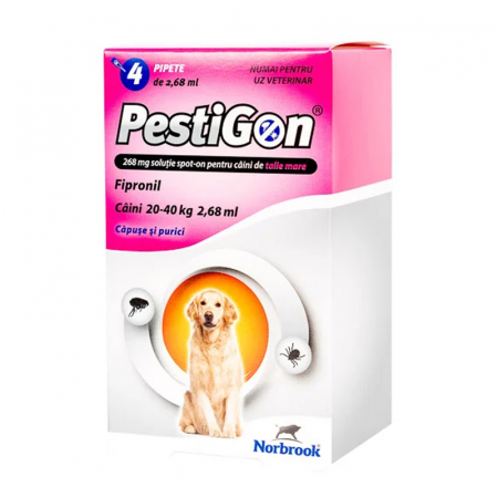 Farmacie - Pipeta antiparazitara Pestigon L pentru caini 20-40 kg ( 4 pipete )