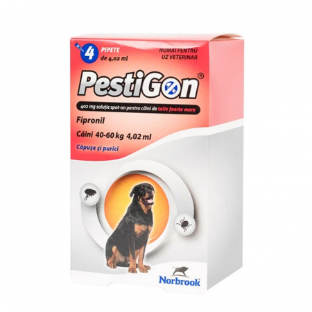 Farmacie - Pipeta antiparazitara Pestigon pentru caini 40-60 kg ( 4 pipete )