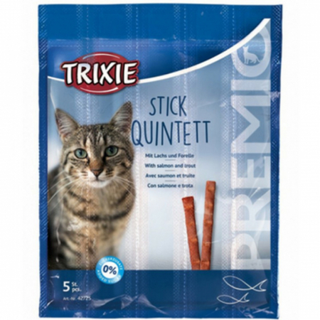 Recompense pentru pisici Premio Quadro-Sticks cu peste 5 buc x 5 gr