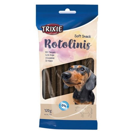 Caini - Recompense pentru caini Rotolinis cu maruntaie 12 buc/120 gr