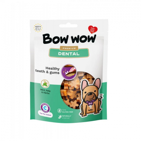 Recompense pentru caini Bow Wow Dental 60 gr [0]