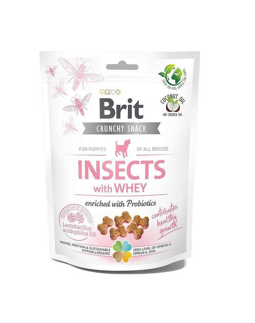 Noutati - Recompense pentru caini Brit Care Puppy Insect 200 gr