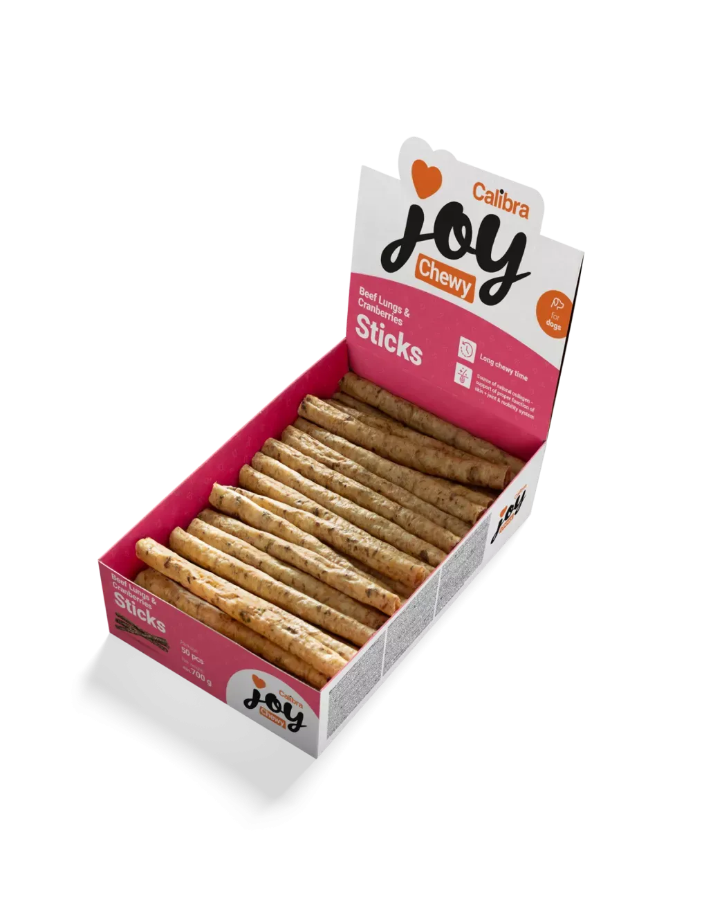 Recompense pentru caini Calibra Joy Sticks cu vita & merisoare 50 buc [1]