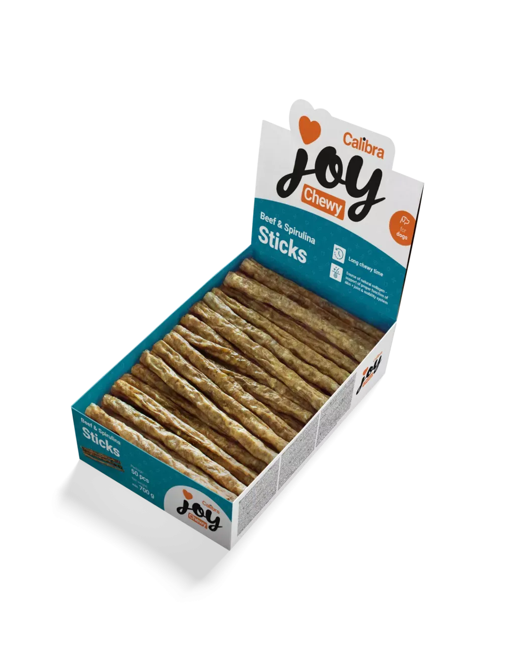 Recompense pentru caini Calibra Joy Sticks cu vita & spirulina 50 buc [1]
