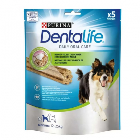 Caini - Recompense pentru caini Dentalife Medium ( 12 - 25 kg ) x 5 sticks