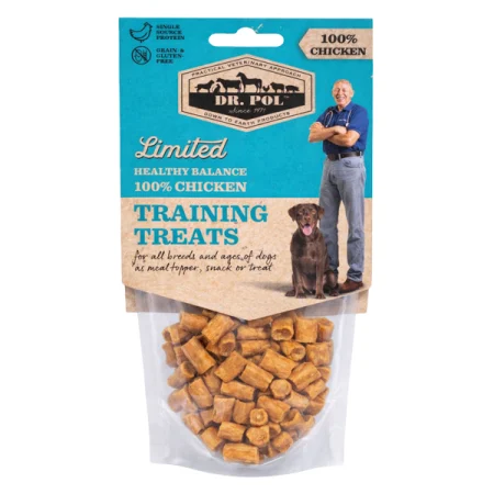 Recompense caini - Recompense pentru caini Dr. Pol Training Treats cu pui 85 gr