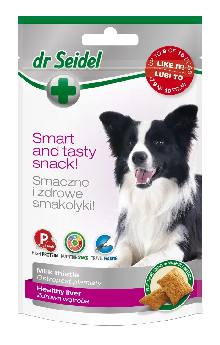 Caini - Snack pentru caini Dr Seidel Sanatatea Ficatului 90 gr