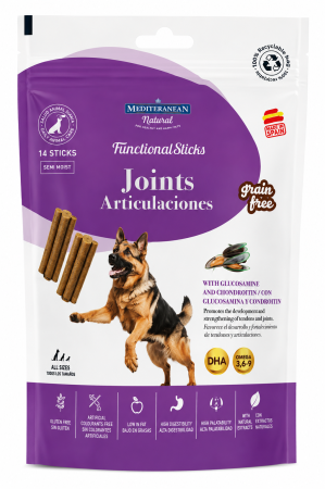 Caini - Recompense pentru caini Mediterranean Joints Articulaciones Grain Free 14 buc/ pachet