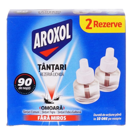 Combatere daunatori - Rezerva lichida impotriva tantarilor Aroxol 2 buc / set