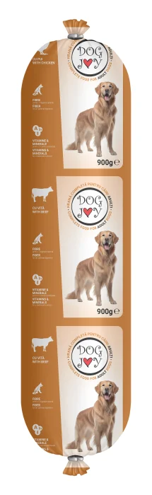 Caini - Salam pentru caini Dog Joy cu pui 900 gr