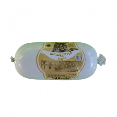 Hrana umeda pisici - Salam pentru pisici Dietetika cu pui 0,5 kg