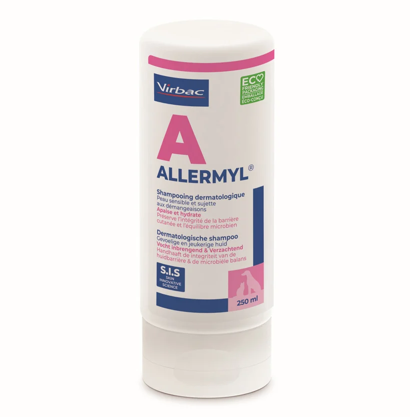 Antiseptice - Sampon dermatologic pentru caini & pisici Allermyl Virbac 250 ml