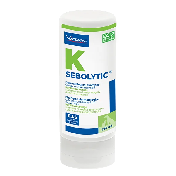 Ingrijire pisici - Sampon medicinal pentru caini & pisici Sebolytic Virbac 250 ml