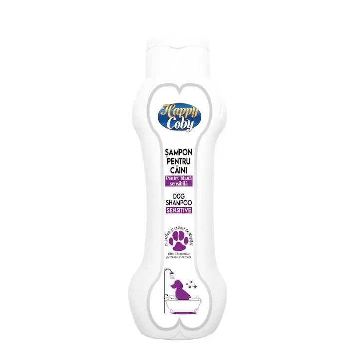 Caini - Sampon pentru caini Happy Coby Piele Sensibila 300 ml