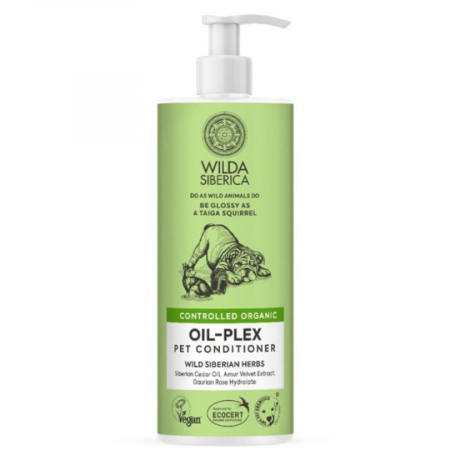Sampoane pisici - Sampon pentru caini & pisici Wilda Siberica Oil Plex 400 ml