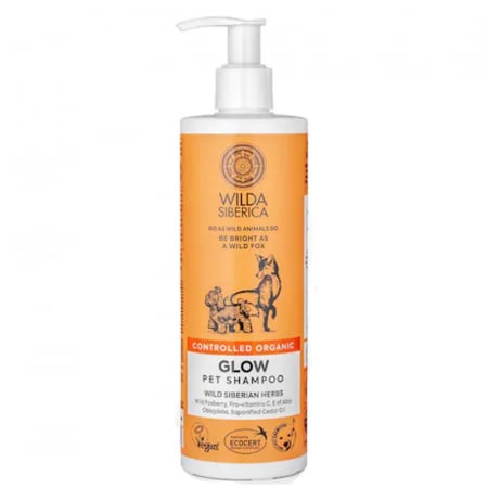 Sampon pentru caini & pisici Wilda Siberica pentru stralucire 400 ml