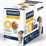 Hrana umeda - Set 12 buc x 85 gr Hrana dietetica pentru pisici Advance Renal