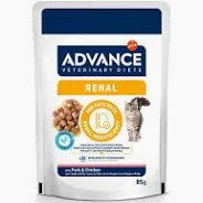 Set 12 buc x 85 gr Hrana dietetica pentru pisici Advance Renal [1]