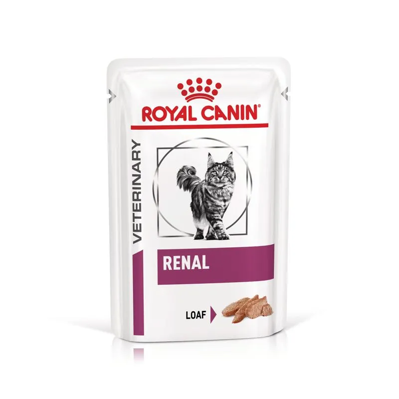 Pisici - Set 12 buc x 85 gr Hrana dietetica pentru pisici Royal Canin Renal Pate