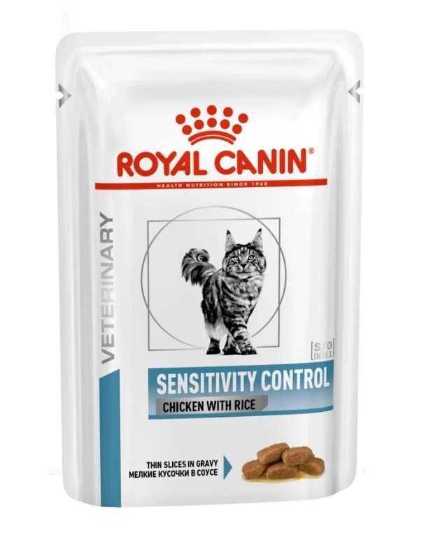Noutati - Set 12 buc x 85 gr Hrana dietetica pentru pisici Royal Canin Sensitivity Control