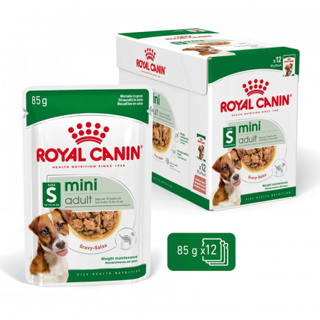 Caine Adult - Hrana umeda pentru caini Royal Canin Mini Adult 85 gr