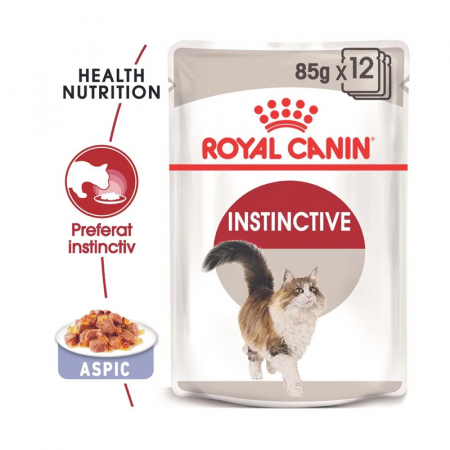 Set 12 buc x 85 gr Hrana umeda pentru pisici Royal Canin Instinctive in aspic [0]