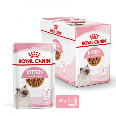 Set 12 buc x 85 gr Hrana umeda pentru pisici Royal Canin Kitten