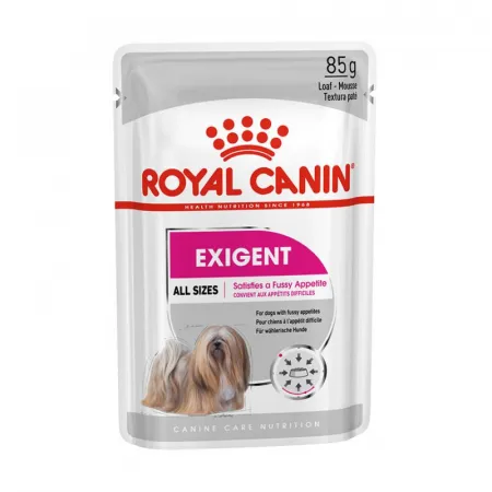 Set 12 buc x Hrana umeda pentru caini Royal Canin Mini Exigent 85 gr