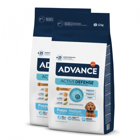 Set 2 buc x Hrana uscata pentru caini Advance Medium Puppy Protect 12 kg [0]