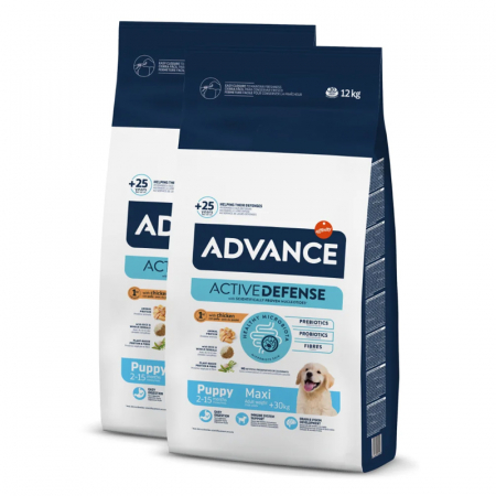 Oferta 2 saci x 12 kg Hrana uscata pentru caini Advance Maxi Puppy Protect [0]