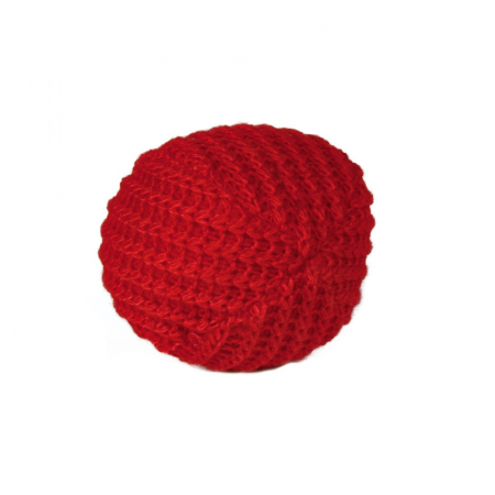 Pisici - Set 2 mingi tricotate pentru pisici 4,5 cm