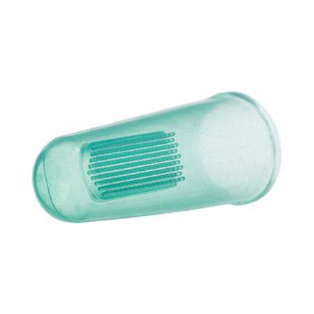 Igiena pisici - Set 2 x periute de dinti tip degetar din siIlicon Trixie 6 cm