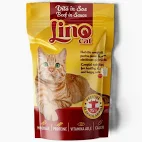 Pisici - Set 24 buc x 85 gr Hrana umeda pentru pisici Lino Cat cu vita in sos