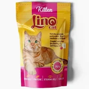 Pisici - Set 24 buc x 85 gr Hrana umeda pentru pisici Lino Cat Kitten cu miel in sos