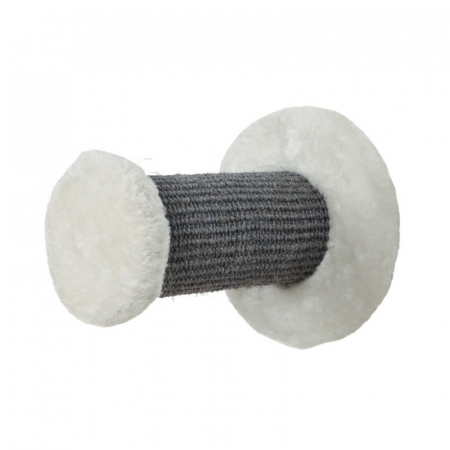 Ansamblu pisici - Sisal fixat pe Perete, 18x22 cm, Alb cu Gri