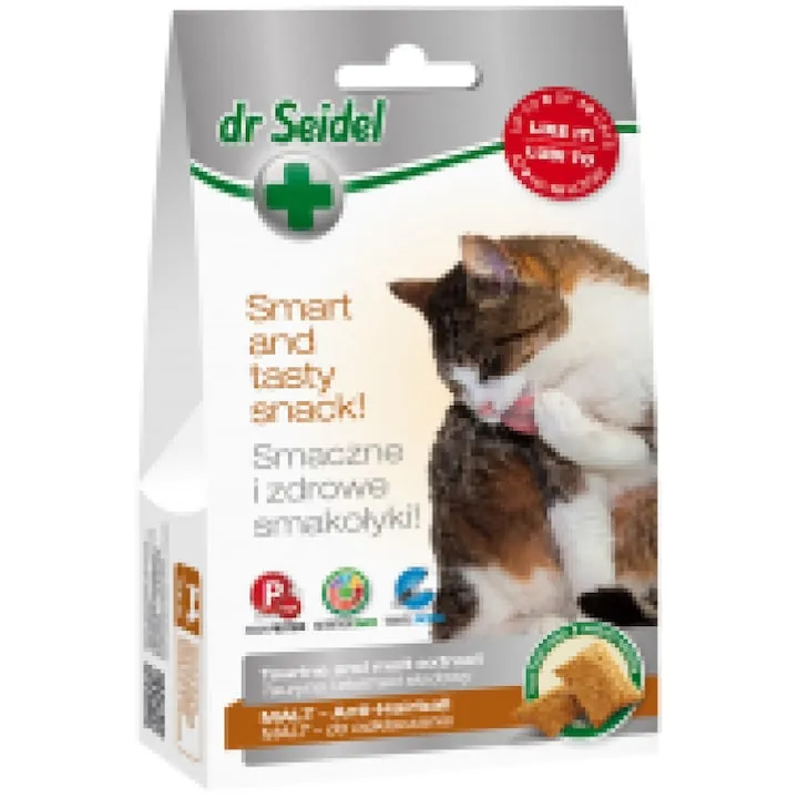 Pisici - Snack pentru pisici Dr Seidel Hairball 50 gr