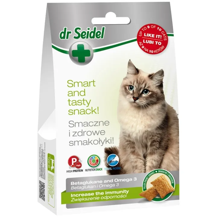 Pisici - Snack pentru pisici Dr Seidel Imunitate 50 gr