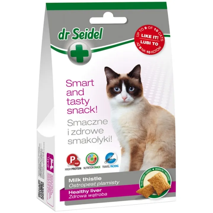 Pisici - Snack pentru pisici Dr Seidel Sanatatea Ficatului 50 gr