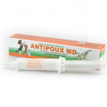 Antiparazitare - Solutie antiparazitara Antipoux MD 14 ml