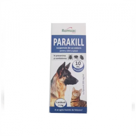 Antiparazitare - Solutie antiparazitara Parakill 10 ml, 200 picaturi