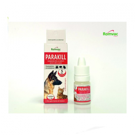 Farmacie - Solutie antiparazitara Parakill 5 ml, 100 picaturi
