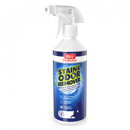 Solutii curatare - Solutie de eliminat urme si mirosuri Bio Pet Stain & Odor Remover 490 ml