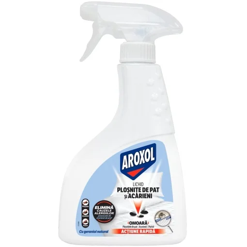 Combatere daunatori - Spray impotriva plosnitelor de pat & acarienilor Aroxol 300 ml