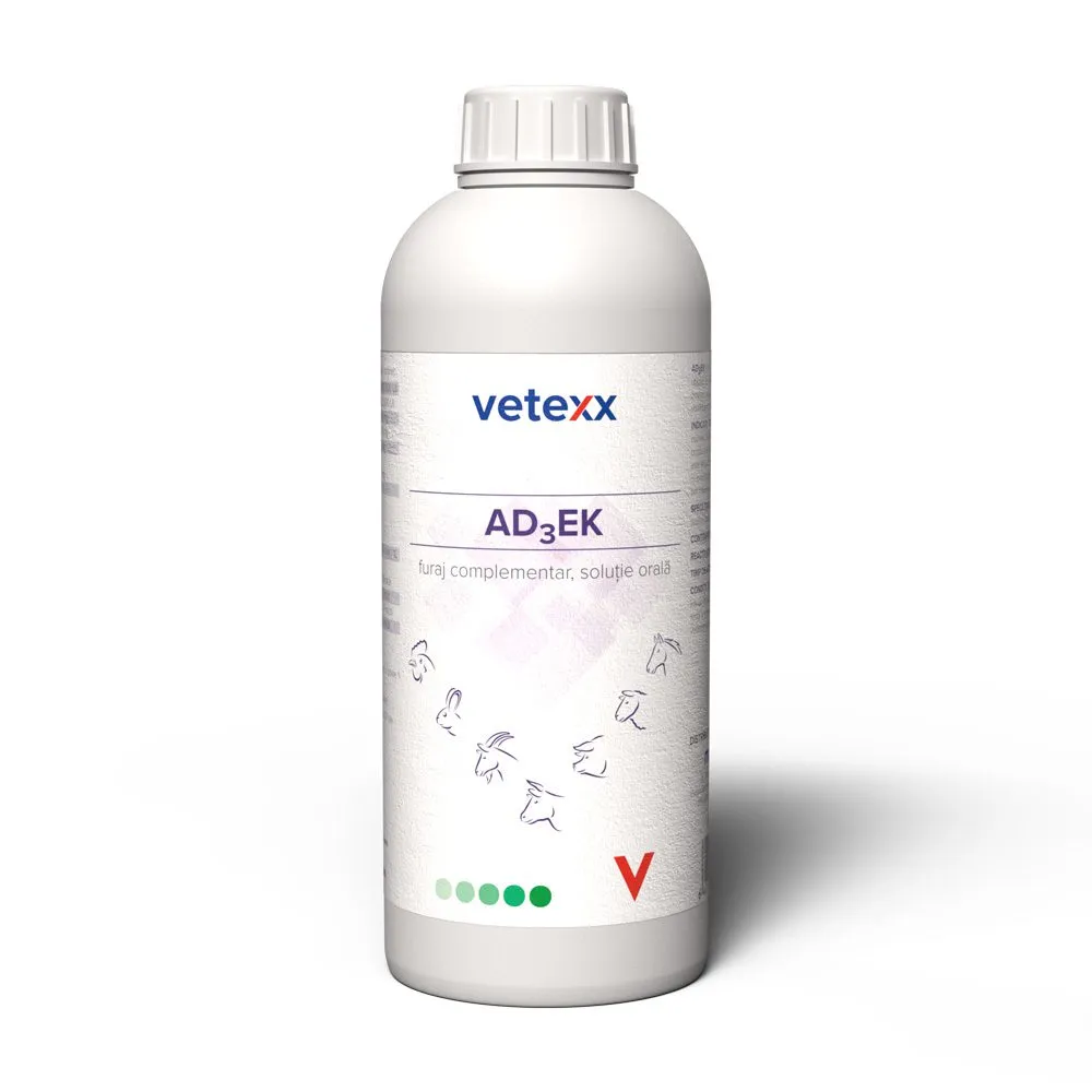 Suplimente & Vitamine - Supliment buvabil AD3EKC Vetexx 1L