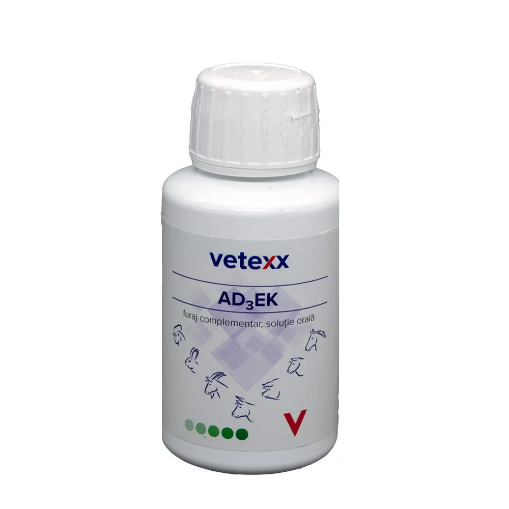 Suplimente & Vitamine - Supliment buvabil Vetexx AD3EKC 100 ml