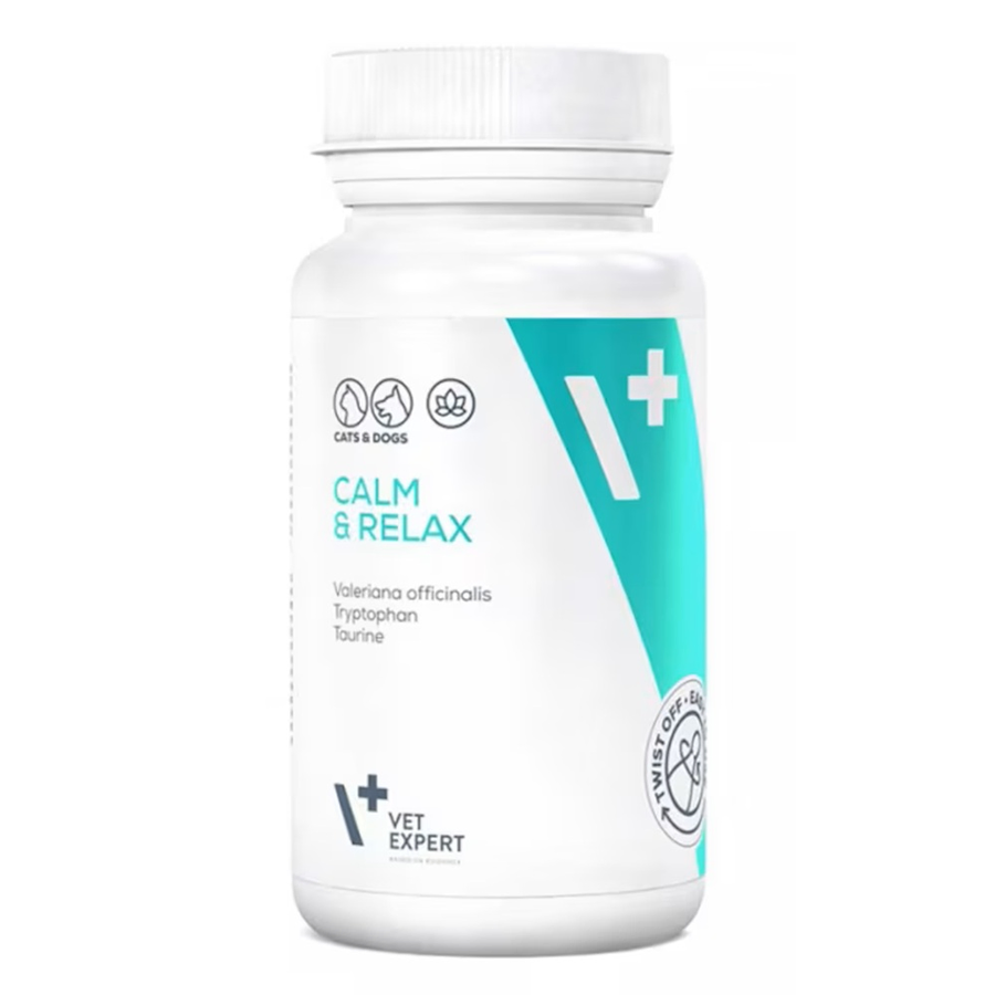Suplimente & Vitamine - Supliment calmant pentru caini & pisici VetExpert Calm & Relax 30 caps / flacon