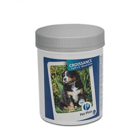 Farmacie - Supliment nutritiv pentru caini Pet Phos Croissance Ca/P=2 Grand Chien 100 tablete
